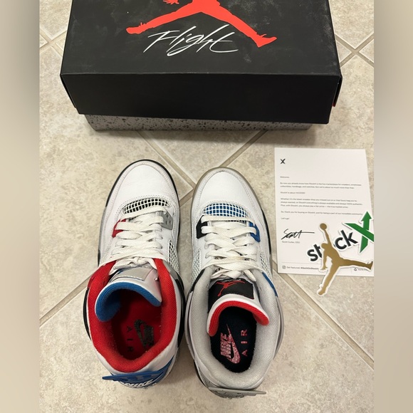 JORDAN 4 Retro What The (GS) - Picture 10 of 16